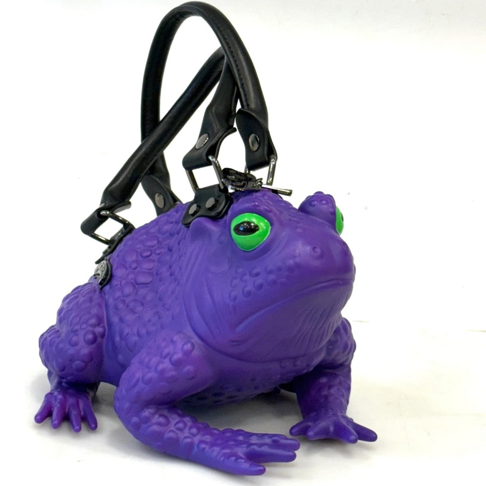 NEW Purple Official Windy Willow Frog Toad Purse Handbag Clutch - Picture 14 of 14